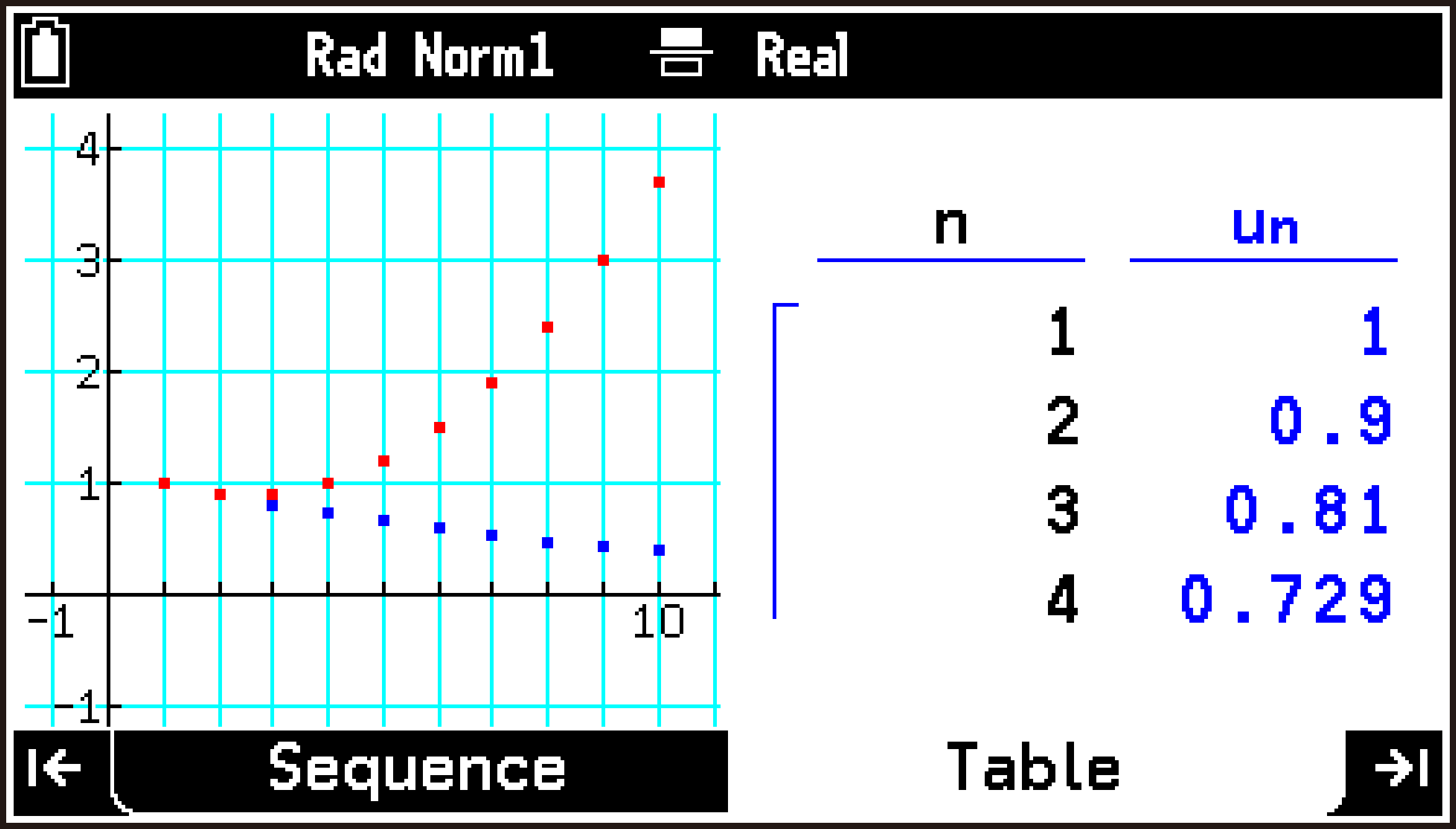 CY876_Recursion Displaying Numeric Table_1